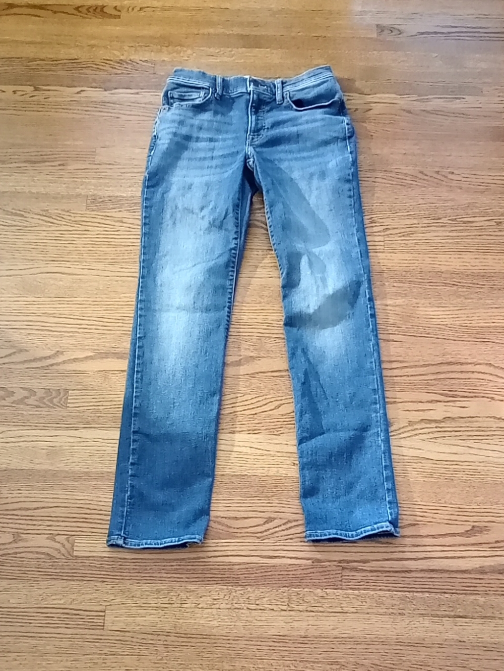 Lucky Brand Mid Rise Straight Leg Blue Size 27 W 15" R 8.5" I 31.5" Stretchy